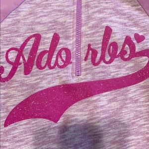 Justice adorable purple hoodie